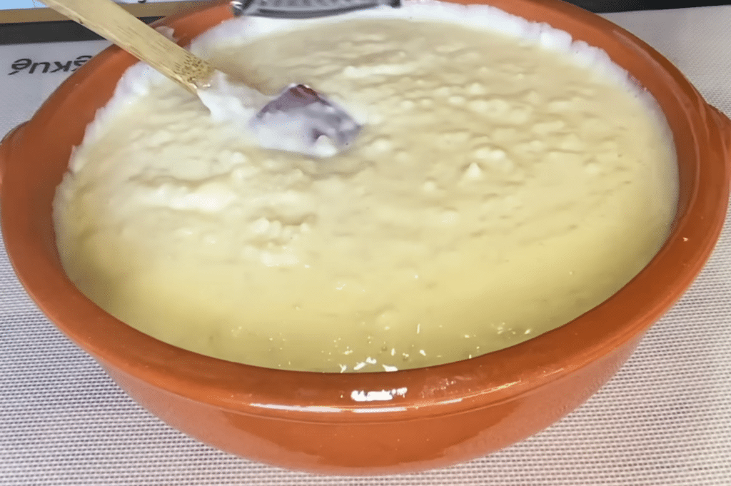 Dressage de l'arroz doce